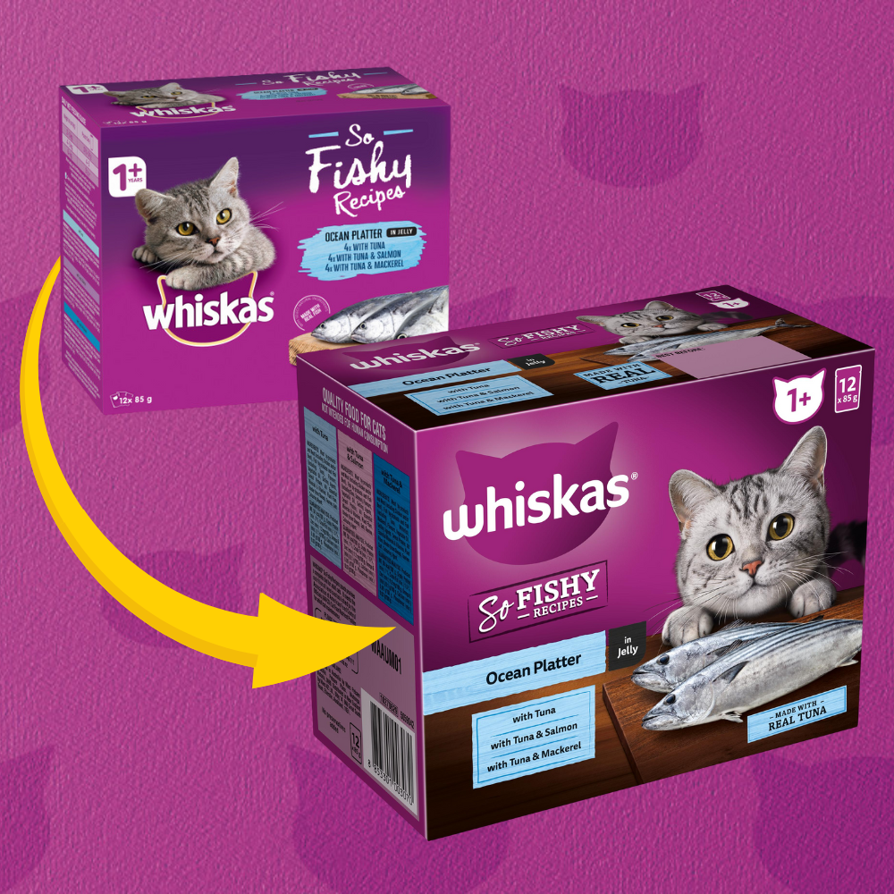 WHISKAS® 1+ Years Adult So Fishy Wet Cat Food Ocean Platter in Jelly - 2