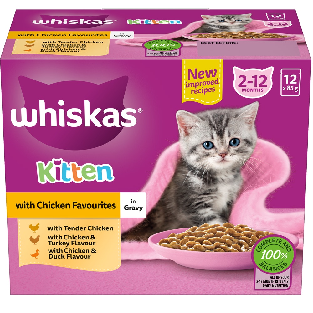Whiskas Kitten Wet Chicken Favourites Gravy