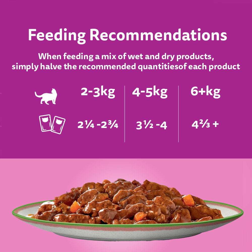 WHISKAS® 1+ Years Tasty Mix Scrumptious Menu in Gravy 12x85g Pouch - 2