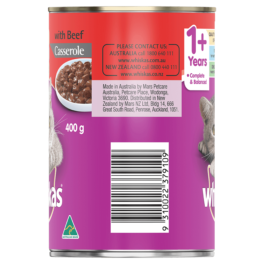 Whiskas cat food casserole sales