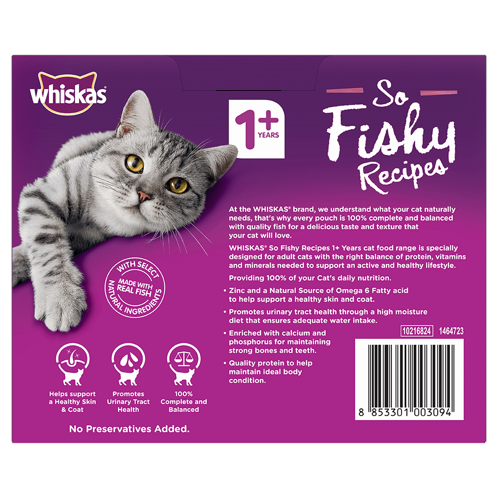 Whiskas seafood sale selections pouches