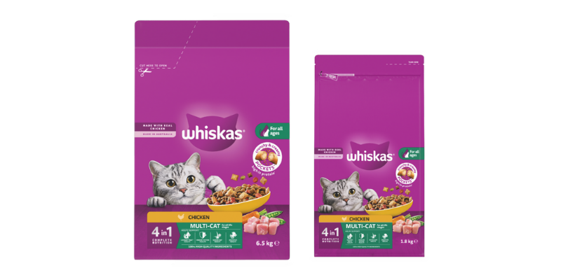 Whiskas multi cat dry cat food